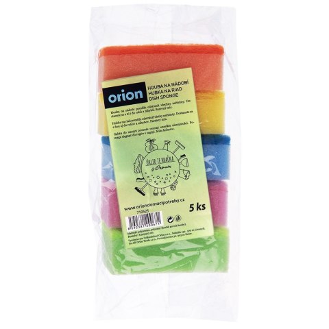 Gąbka kuchenna gąbki zmywaki do naczyń 5 sztuk ORION 710525