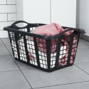 Kosz na pranie plastikowy czarny 37L VILDE 569972