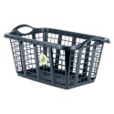 Kosz na pranie plastikowy czarny 37L VILDE 569972