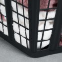 Kosz na pranie plastikowy czarny 37L VILDE 569972