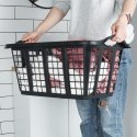 Kosz na pranie plastikowy czarny 37L VILDE 569972