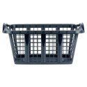 Kosz na pranie plastikowy czarny 37L VILDE 569972