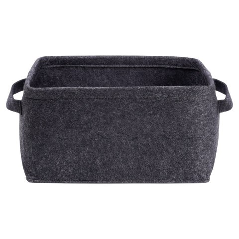 Koszyk do przechowywania organizacji kosz filcowy składany czarny 36x27x20cm STORAGE SOLUTIONS 569944