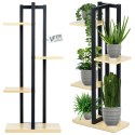 Kwietnik metalowy stojący wysoki 4-poziomowy 93cm VILDE 569826