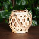 Lampion na świeczkę bambusowy 14.5x14cm HOME STYLING COLLECTION 569982