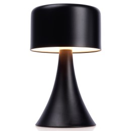 Lampka nocna LED metalowa czarna bezprzewodowa 20.5cm VILDE 569945