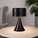 Lampka nocna LED metalowa czarna bezprzewodowa 20.5cm VILDE 569945