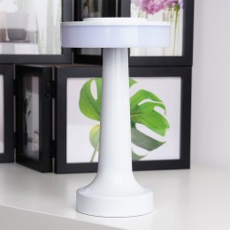 Lampka stołowa LED biała bezprzewodowa 3 tryby świecenia 21cm VILDE 569987