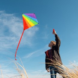 Latawiec tęczowy 87x81cm VILDE 489289