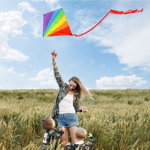 Latawiec tęczowy 87x81cm VILDE 489289