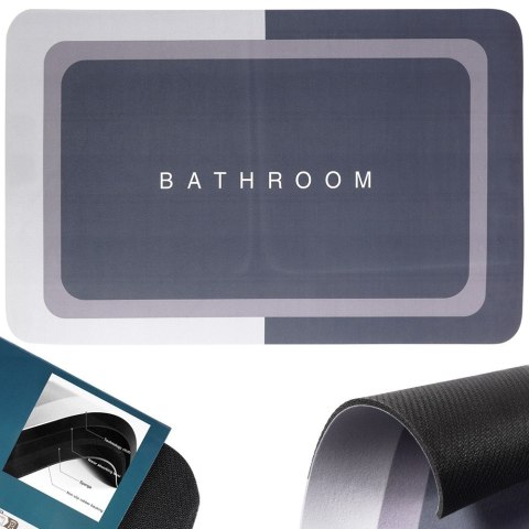 Mata antypoślizgowa do łazienki łazienkowa 79.5x49.5cm BATHROOM SOLUTIONS 569966