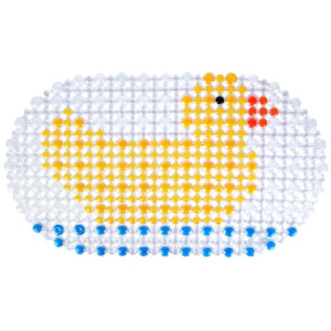 Mata antypoślizgowa pod prysznic z kaczuszką dla dzieci 66x38cm VILDE 569985