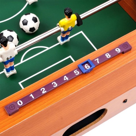 Piłkarzyki stołowe drewniane 50x31x9.5cm FREE & EASY 489324