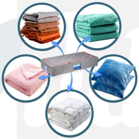 Pokrowiec na pościel organizer torba 68L VILDE 568058