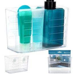 Półka pod prysznic do łazienki łazienkowa na przyssawki 18.5x9x12cm BATHROOM SOLUTIONS 567002