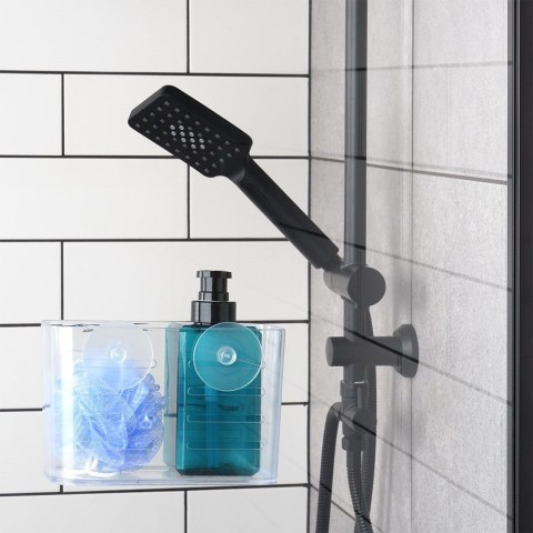 Półka pod prysznic do łazienki łazienkowa na przyssawki 18.5x9x12cm BATHROOM SOLUTIONS 567002