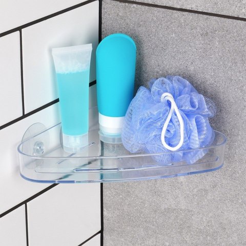 Półka pod prysznic do łazienki łazienkowa na przyssawki narożna 23x15cm BATHROOM SOLUTIONS 567001