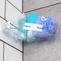 Półka pod prysznic do łazienki łazienkowa na przyssawki narożna 23x15cm BATHROOM SOLUTIONS 567001