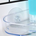 Półka pod prysznic do łazienki łazienkowa na przyssawki narożna 23x15cm BATHROOM SOLUTIONS 567001