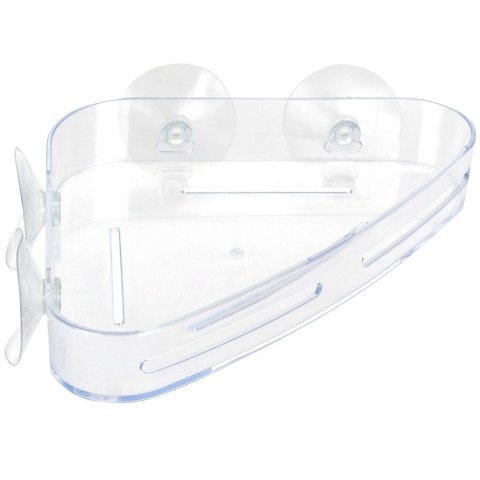 Półka pod prysznic do łazienki łazienkowa na przyssawki narożna 23x15cm BATHROOM SOLUTIONS 567001