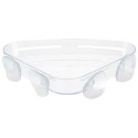 Półka pod prysznic do łazienki łazienkowa na przyssawki narożna 23x15cm BATHROOM SOLUTIONS 567001
