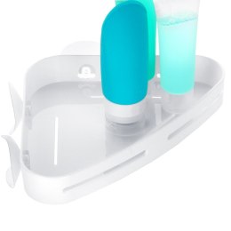Półka pod prysznic do łazienki łazienkowa na przyssawki narożna 23x15cm BATHROOM SOLUTIONS 567004