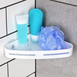 Półka pod prysznic do łazienki łazienkowa na przyssawki narożna 23x15cm BATHROOM SOLUTIONS 567004