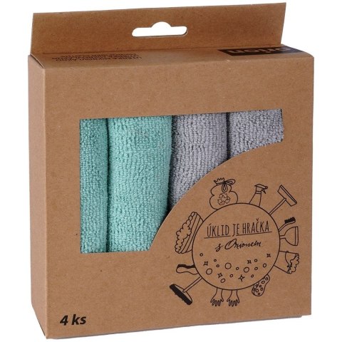 Ścierki kuchenne ściereczki mikrofibra 4 sztuki ORION 710986