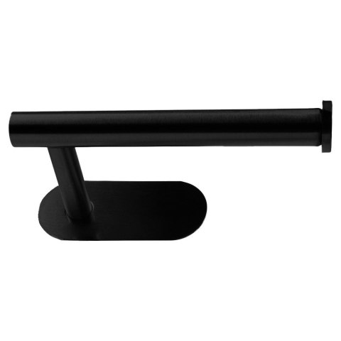 Uchwyt wieszak na papier toaletowy stalowy czarny VILDE 568070