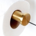 Uchwyt wieszak na papier toaletowy stalowy złoty VILDE 568071