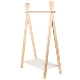 Wieszak stojący na ubrania drewniany 80.5x30x100cm KIDS COLLECTION 566004
