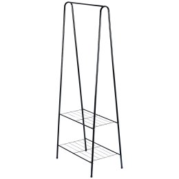 Wieszak stojący na ubrania metalowy czarny 153cm VILDE 568004