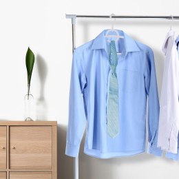 Wieszaki na ubrania białe obrotowe antypoślizgowe 4 sztuki ORION 830746