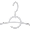 Wieszaki na ubrania białe obrotowe antypoślizgowe 4 sztuki ORION 830746