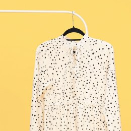 Wieszaki na ubrania welurowe czarne obrotowe 45x23.5cm 5 sztuk ORION 830747