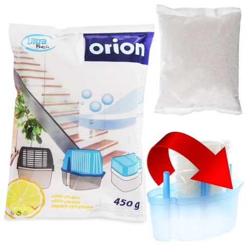 Wkład do pochłaniacza wilgoci cytrynowy granulki ULTRA FRESH 450g ORION 832381