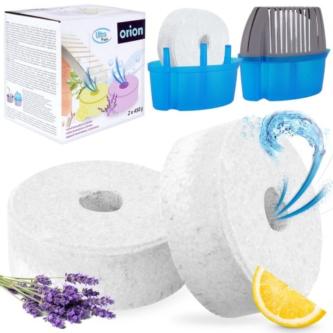 Wkład do pochłaniacza wilgoci lawendowy i cytrynowy tabletki ULTRA FRESH 2x450 g 2 sztuki ORION 832387