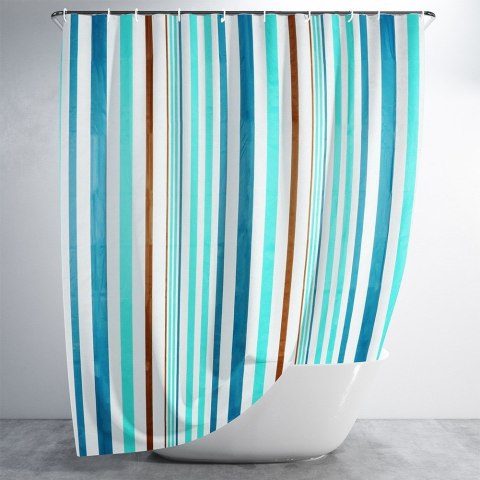 Zasłona prysznicowa pod prysznic na haczyki wodoodporna 180x180cm VILDE 568063