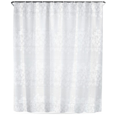 Zasłona prysznicowa pod prysznic na haczyki wodoodporna 180x180cm VILDE 568064