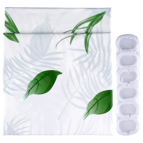 Zasłona prysznicowa pod prysznic na haczyki wodoodporna 180x180cm VILDE 568065