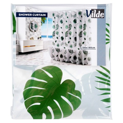 Zasłona prysznicowa pod prysznic na haczyki wodoodporna 180x180cm VILDE 568065
