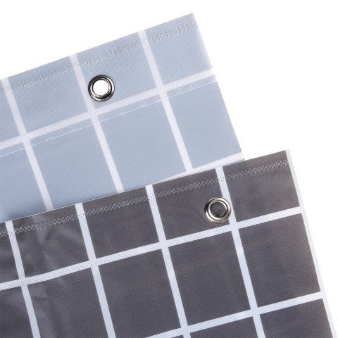 Zasłona prysznicowa pod prysznic na haczyki wodoodporna 180x180cm VILDE 568068