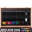 Zestaw artystyczny do malowania w drewnianej walizce 112-ele ARTIST 489322