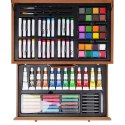 Zestaw artystyczny do malowania w drewnianej walizce 112-ele ARTIST 489322