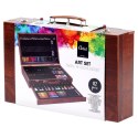Zestaw artystyczny do malowania w drewnianej walizce 112-ele ARTIST 489322