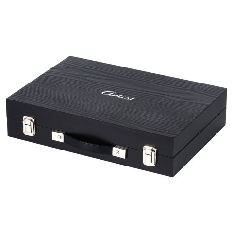 Zestaw artystyczny do malowania w drewnianej walizce 174-ele ARTIST 489321