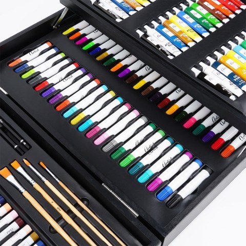 Zestaw artystyczny do malowania w drewnianej walizce 174-ele ARTIST 489321