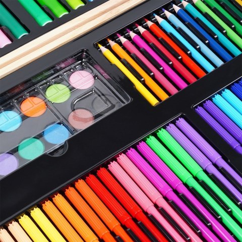 Zestaw artystyczny do malowania w drewnianej walizce 180-ele FREE & EASY 489323