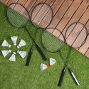 Zestaw do gry w badmintona 8 lotek 61cm komplet 12-ele VILDE 489284