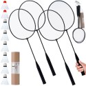 Zestaw do gry w badmintona 8 lotek 61cm komplet 12-ele VILDE 489284